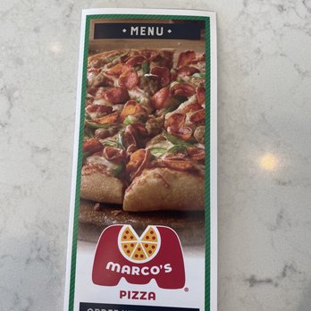 Marco's Pizza - a menu for a pizza - Pizza Near Me - Memphis, Tennessee Marco's Pizza - a menu for a pizza - Pizza Near Me - Memphis, Tennessee