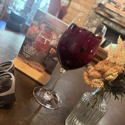 Glass of sangria Glass of sangria