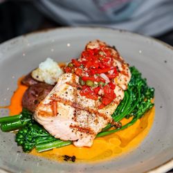 Revel Kitchen & Bar - Grilled Shetland Island Salmon (@joeynht)