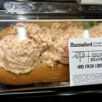 Hannaford - This is an abomination. It is disgusting that Hannaford calls this a "Fresh Lobster Roll" - Grocery Near Me - Rochester, New Hampshire Hannaford - This is an abomination. It is disgusting that Hannaford calls this a "Fresh Lobster Roll" - Grocery Near Me - Rochester, New Hampshire
