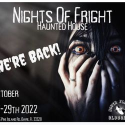 Nights of Fright - Are you ready?  Our annual Haunted House is slated to be scarier than ever!!!