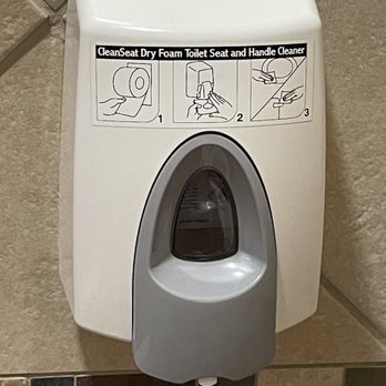 Buc-ee's - Sanitizer to clean your toilet seat! - Gas Stations Near Me - New Braunfels, Texas