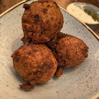 Joyce - Louisiana crawfish hushpuppies w/ poblano butter - Southern Near Me - Los Angeles, California
