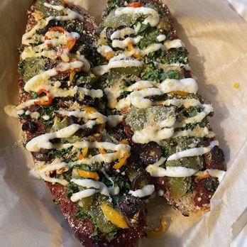 Itality - Fry bread taco and pizza toasts - Vegan Near Me - Albuquerque, New Mexico