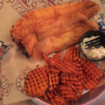 River City Cafe - Catfish Platter with Sweet Potato Fries - American Near Me - Murrells Inlet, South Carolina