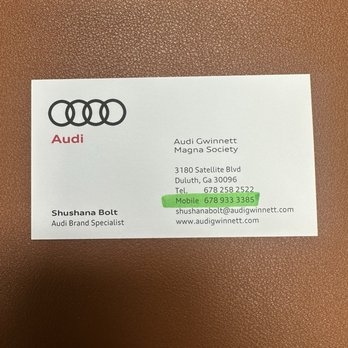Audi Gwinnett - Sales Representative - Car Dealers Near Me - Duluth, Georgia
