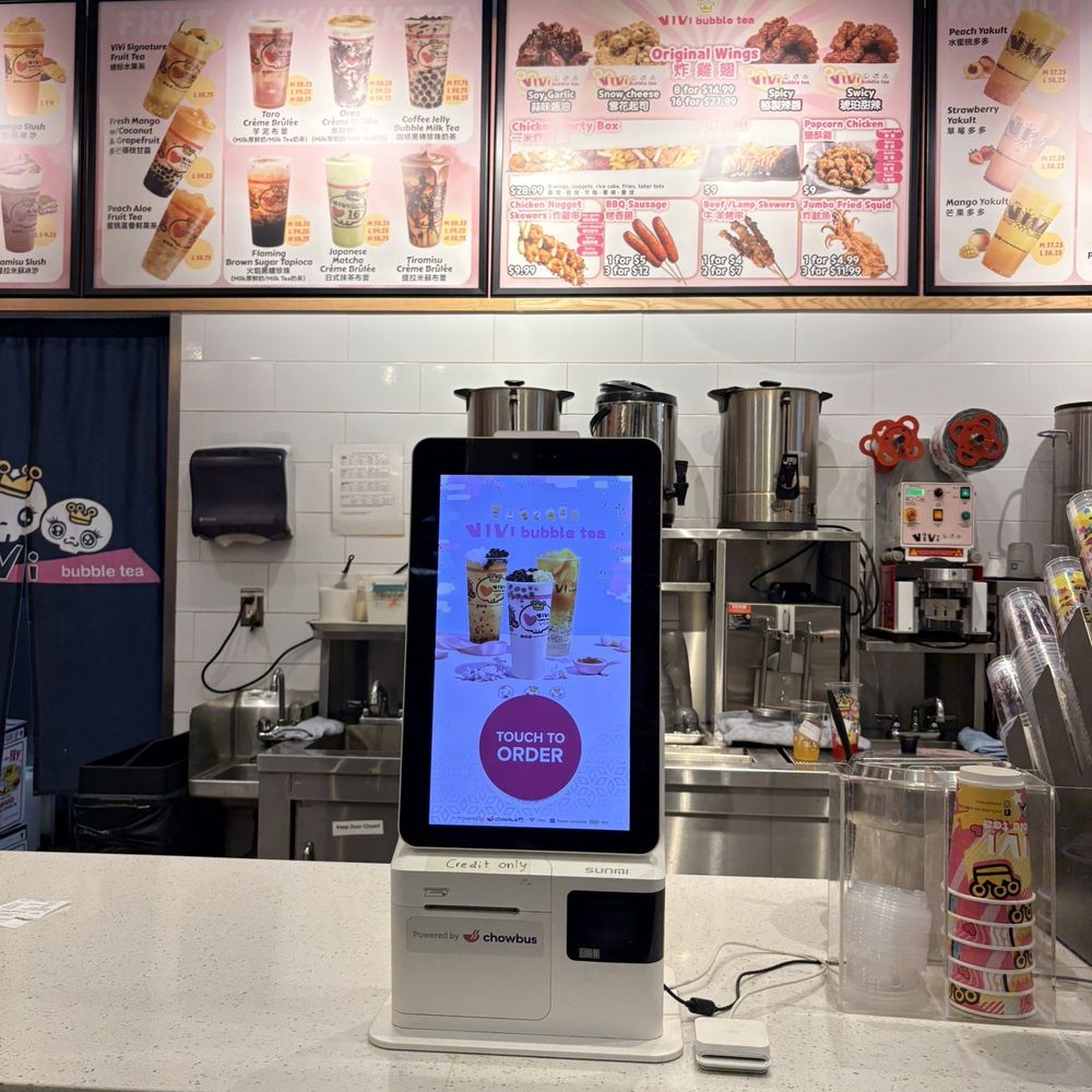 Vivi Bubble Tea - Kiosk to order - Bubble Tea Near Me - Boston, Massachusetts