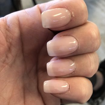 Brighton Nails - Look at my cuticles, two days after my appointment. Super thick and uneven acrylic. Horrible - Nail Salons Near Me - Brighton, Massachusetts