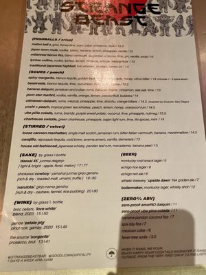 Menu photo 1 Strange Beast Ventura, CA Menu photo 1 Strange Beast Ventura, CA