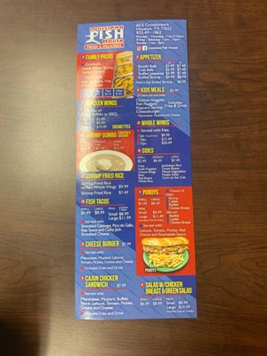 Menu photo 4 Louisiana Fish House Houston, TX