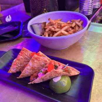 AREA15 - Ahi taco and fries. So good! - Venues & Event Spaces Near Me - Las Vegas, Nevada