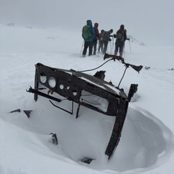 Butler Gulch - Jean mine with 100 year old car wreckage. 12,000 ft altitude and subzero temps hrrrrrrr