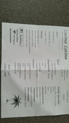 Menu photo 3 Cocina Latina Rochester, NY