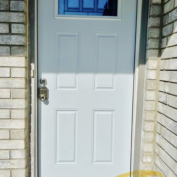 A More Excellent Enterprise - My most annoying project, while at the bottom of my front door frame. This was after I hired a contractor to replace the front door. - General Contractors Near Me