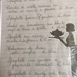 Montiblu - Menù