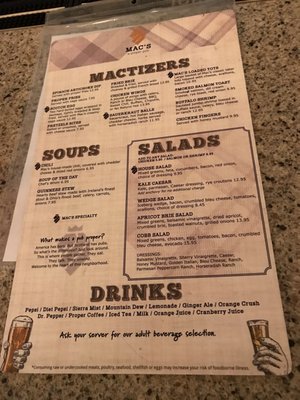 Menu photo 2 Mac's Proper Pub Columbus, OH Menu photo 2 Mac's Proper Pub Columbus, OH