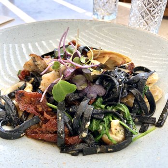 Charlotte's Kitchen - Squid ink seafood pasta - Bars Near Me - Paihia, AUK Charlotte's Kitchen - Squid ink seafood pasta - Bars Near Me - Paihia, AUK