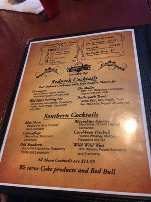 Menu photo 7 Bonfire Country Bar Portland, ME