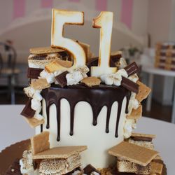 Caked Up Cafe - S'more Lovers Cake!