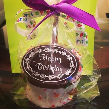 Danville Chocolates - Adorable !!!! Birthday Candy Apple - Chocolatiers & Shops Near Me - Danville, California