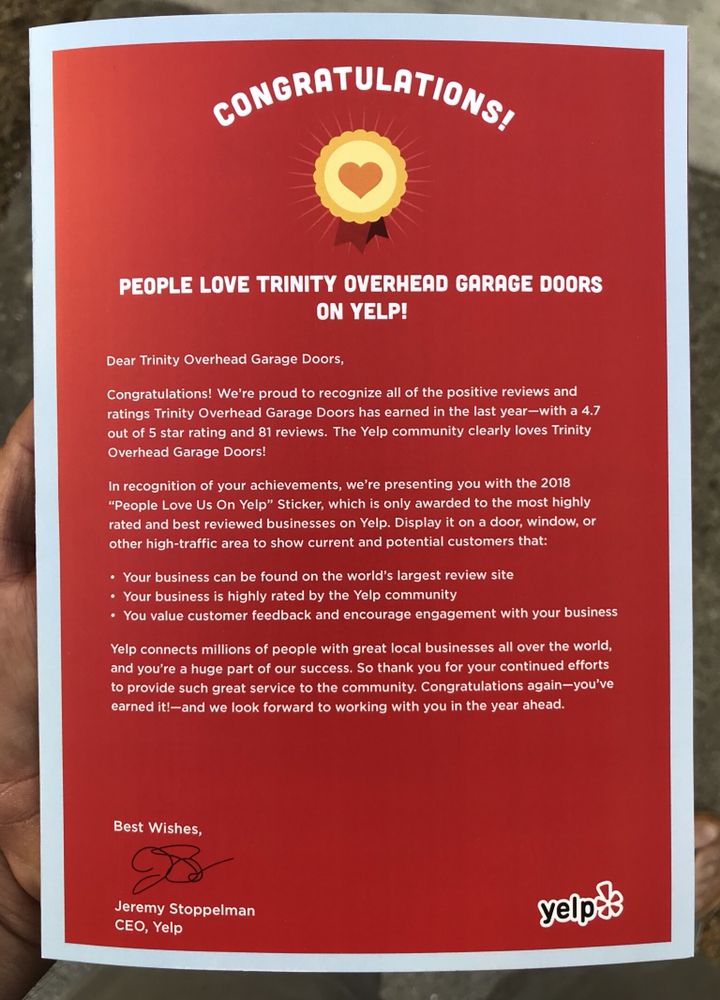 Trinity Overhead Garage Doors 46 Photos 99 Reviews Trinity Overhead Garage Doors 46
