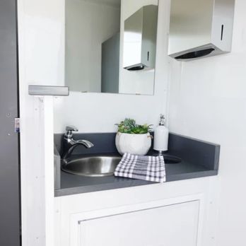 Lotus Spring Group - Interior Sink 4 Stall - Portable Toilet Services Near Me Lotus Spring Group - Interior Sink 4 Stall - Portable Toilet Services Near Me