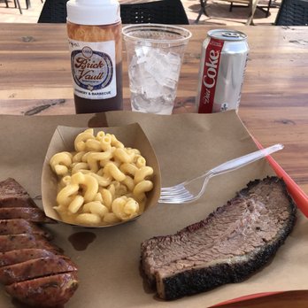 Brick Vault Brewery and Barbeque - Some awesome & epic Spicy Sausage snd life-changing Beef Brisket; Mac-n-Cheese was tasty too.. - Barbeque Near Me - Marathon, Texas Brick Vault Brewery and Barbeque - Some awesome & epic Spicy Sausage snd life-changing Beef Brisket; Mac-n-Cheese was tasty too.. - Barbeque Near Me - Marathon, Texas