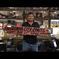 Don-Wes Flea Market - Our new sign for our bar and restaurant made by non other than Henry aka our sign man