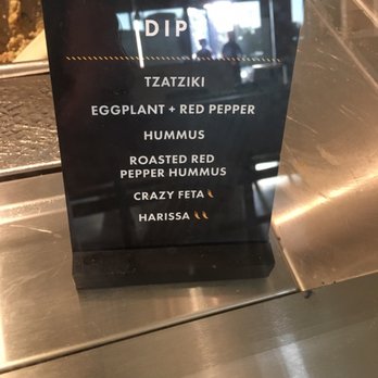 CAVA - Dips hard to tell which is which - Mediterranean Near Me - Irvine, California