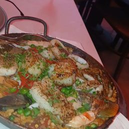 Seafood and Chorizo Paella Seafood and Chorizo Paella