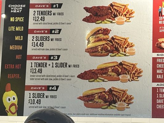 Menu photo 1 Dave's Hot Chicken Albuquerque, NM