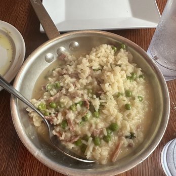 Carmelina's - Risotto , Peas , and Prosciutto - Italian Near Me - Boston, Massachusetts
