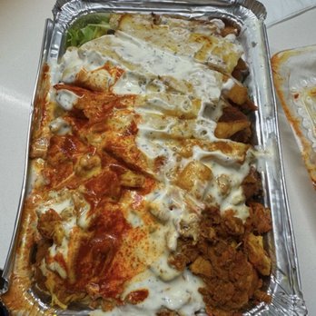 Sharif Famous - Lamb Combo Over Rice - Food Trucks Near Me - New York, New York
