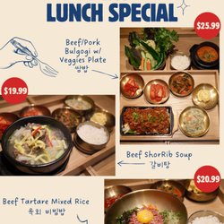 New lunch menu!