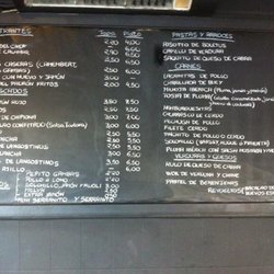Tapas de la pizarra