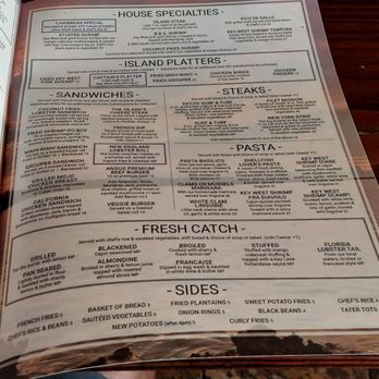 Island Fish - Menu 2 - Seafood Near Me - Marathon, Florida Island Fish - Menu 2 - Seafood Near Me - Marathon, Florida