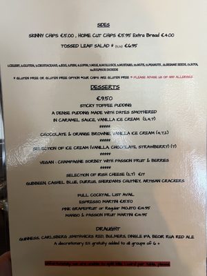 Menu photo 1 Ashes Dingle, KY