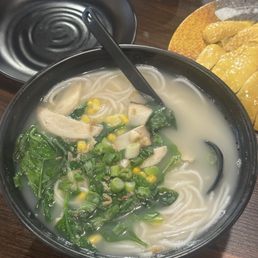 Special Hainan chicken with noodle soup Special Hainan chicken with noodle soup