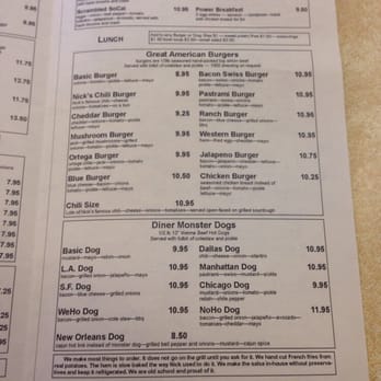 Nick's Cafe - 4/1/15 - Diners Near Me - Los Angeles, California