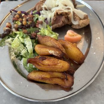 La Parrilla - Fried porn with sweet plantains - Latin American Near Me - Luquillo, Puerto Rico La Parrilla - Fried porn with sweet plantains - Latin American Near Me - Luquillo, Puerto Rico