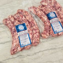 One of our fresh sausage packs - the 'Merica Brat