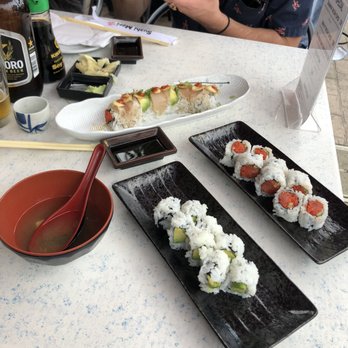 Sushi Mori - Avocado Roll, spicy Tuna Roll, Miso Soup - Sushi Bars Near Me - La Jolla, California Sushi Mori - Avocado Roll, spicy Tuna Roll, Miso Soup - Sushi Bars Near Me - La Jolla, California