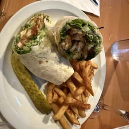 Mediterranean Chicken Wrap Mediterranean Chicken Wrap