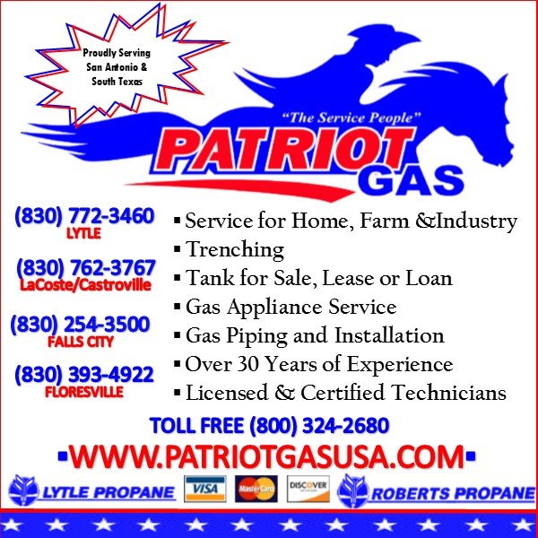 PATRIOT GAS Updated August 2024 15167 Main St, Lytle, Texas