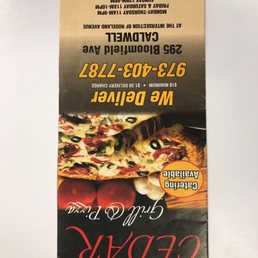 The menu! The menu!