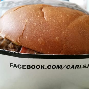 Carl's Jr - I couldn't believe it I received what I ordered a fat half pound juicy burger. You can see the burger fills the box. - Fast Food Near Me - Lathrop, California Carl's Jr - I couldn't believe it I received what I ordered a fat half pound juicy burger. You can see the burger fills the box. - Fast Food Near Me - Lathrop, California