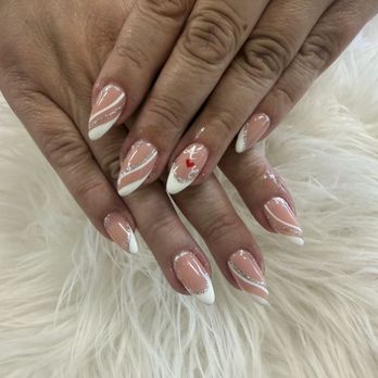 First Lady Nails & Spa - Bridal inspired gelx nails. - Nail Salons Near Me - West Hills, California First Lady Nails & Spa - Bridal inspired gelx nails. - Nail Salons Near Me - West Hills, California