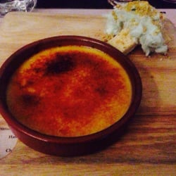 Gpo - Creme brûlée with coconut & peppercorn shortbread and pistachio fairy floss!= INCREDIBLY BRILLIANT.SUPER SILKY! 9/10