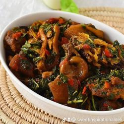 Sweet Inspiràtional Delicacy - Efo riro( spinach stew)