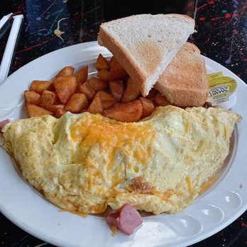 Caffe Latte Restaurant - Denver omelette with sourdough toast. - Coffee & Tea Near Me - Sacramento, California Caffe Latte Restaurant - Denver omelette with sourdough toast. - Coffee & Tea Near Me - Sacramento, California